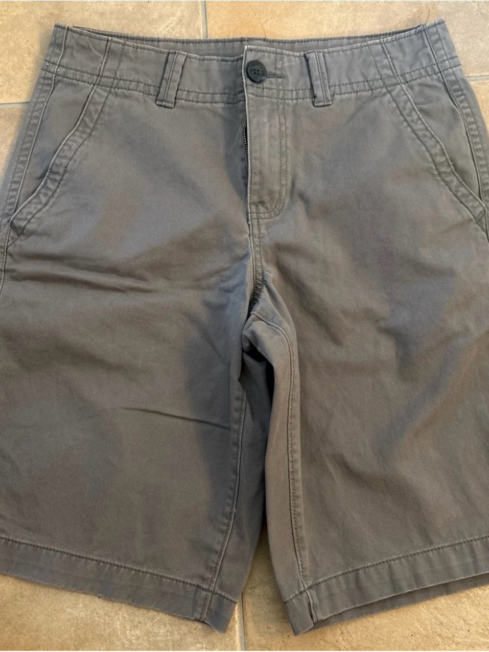 urban pipeline Gray Flat-Front Casual Shorts